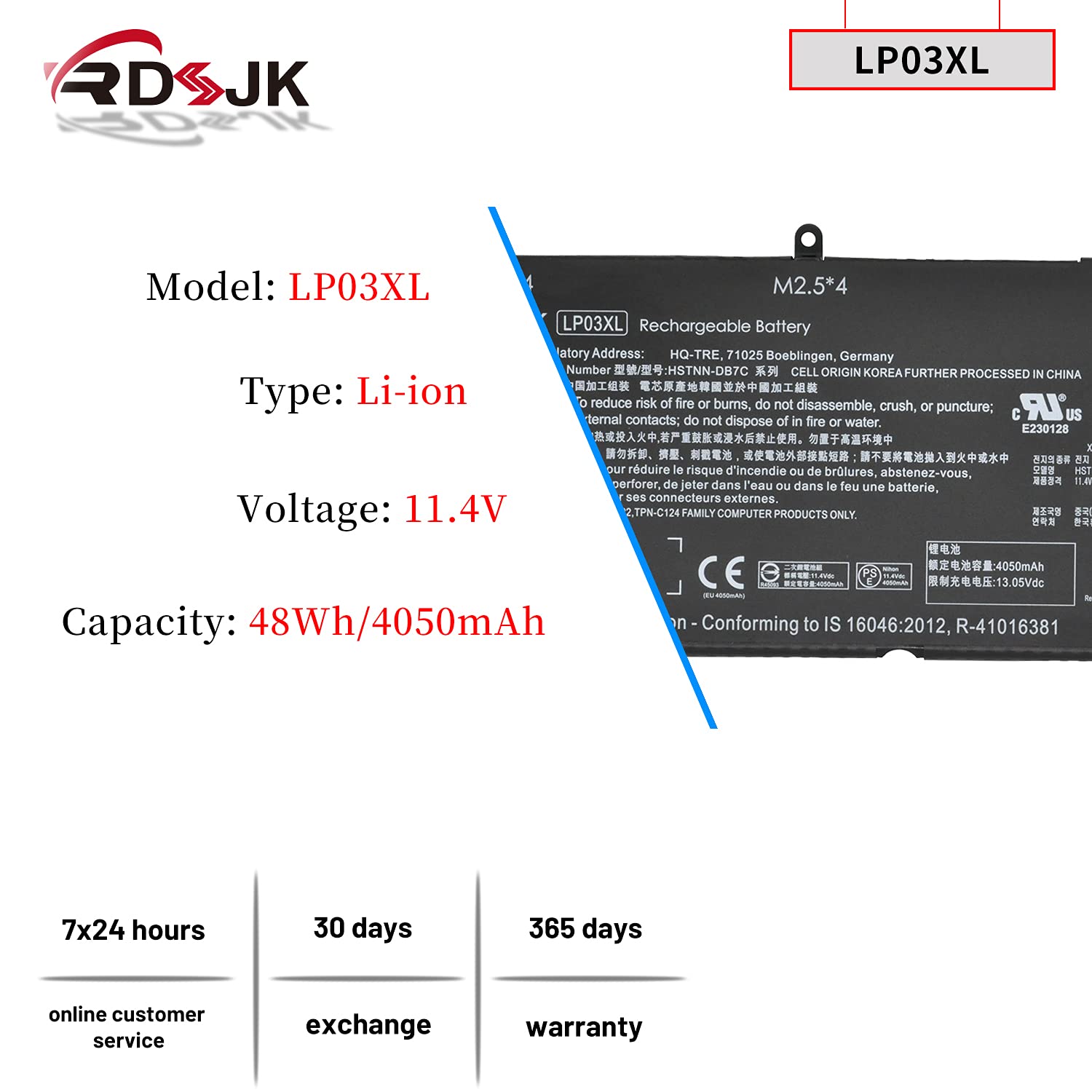 Amazon.com: LP03XL Battery Compatible HP Envy 15-ae000 15-ae100 M6